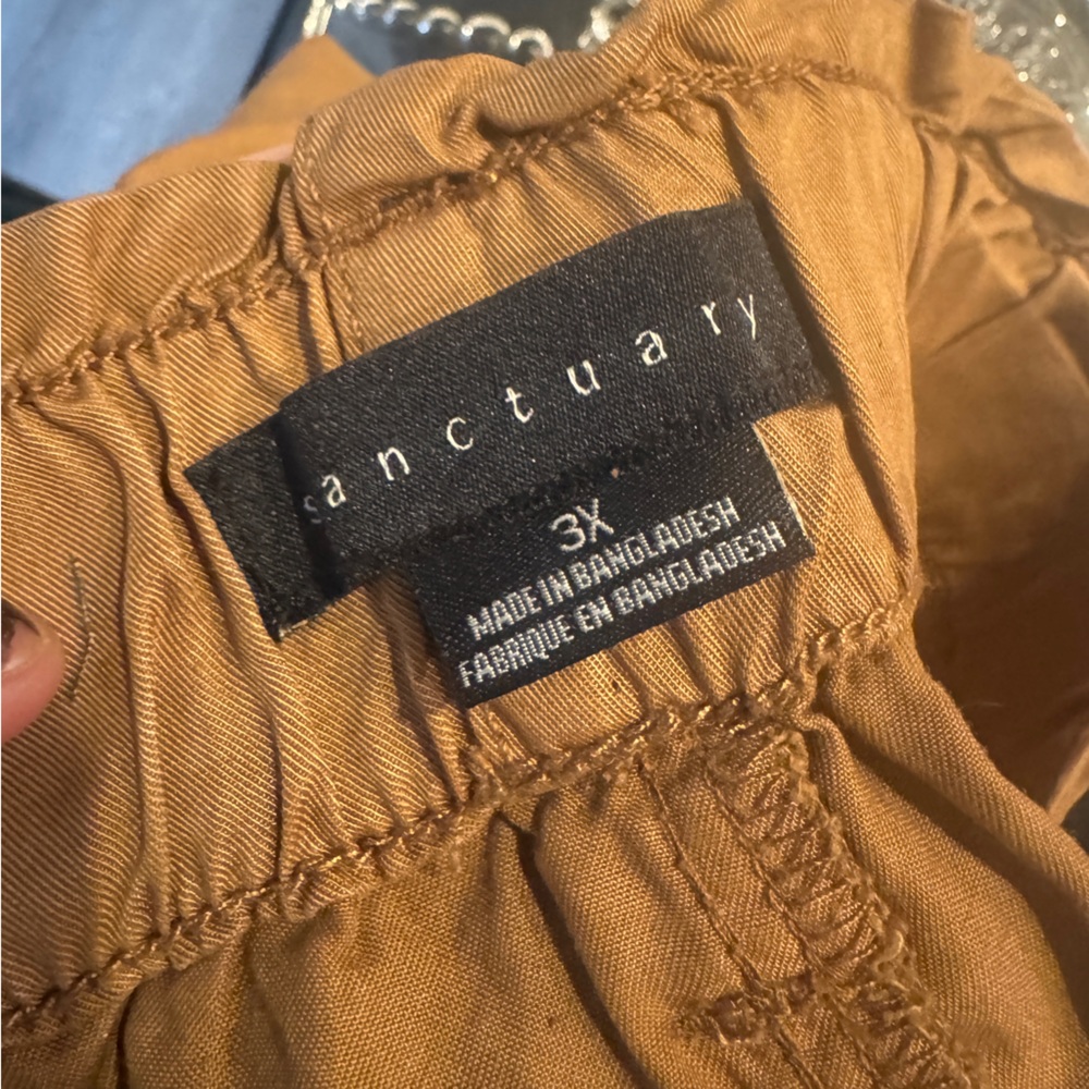 Sanctuary plus size khaki trouser pants 3X - Picture 4 of 7